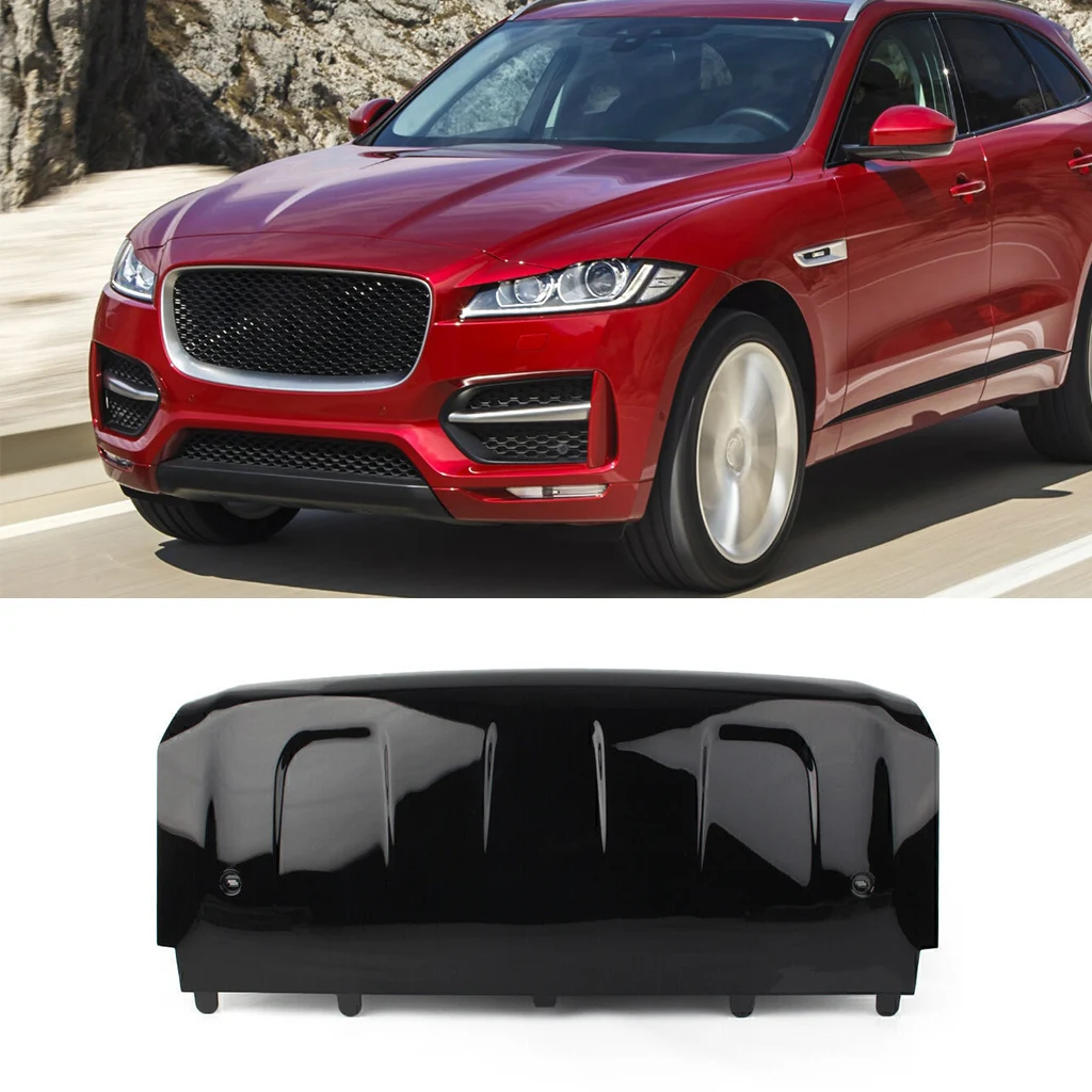 Black Front Bumper Protector Guard Skid Plate Fit For Jaguar F-PACE R-SPORT 2016 2017 2018 2020 Car Accessories