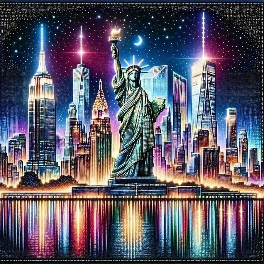 Art And Craft New York - 5D DIY Diamond Painting Kit New