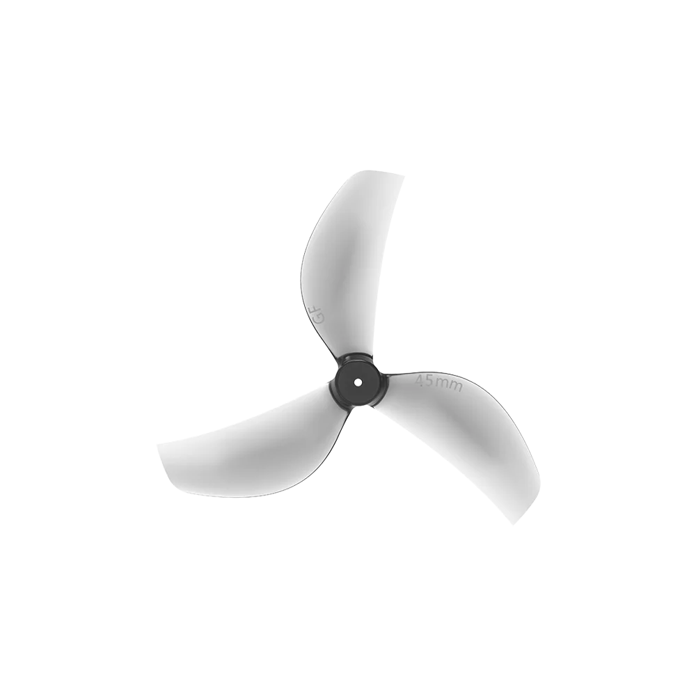 20 unidades/10 pares Gemfan 45 mm-3 hélice de três lâminas de 1,5 polegadas para FPV