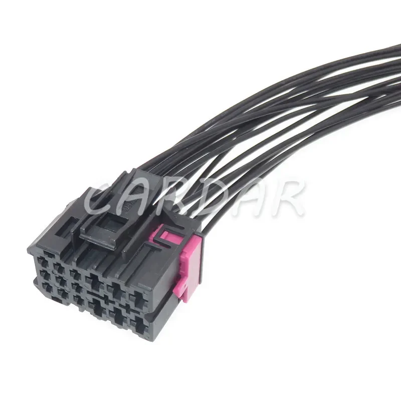 1 conjunto de conector de placa de computador automotivo, 15 pinos 1j0 962 615, plugue 1j 0962615   Conjunto AC do soquete do cabo ECU 1J 0962615   Para VW