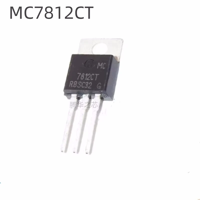 10PCS new MC7812CT in-line TO220 triode MC7812CTG