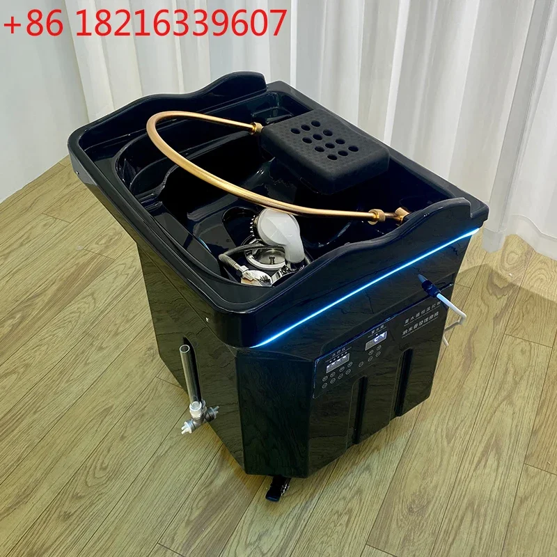 

Mobile Head Therapy High-end Shampoo Basin Instrument Fumigation Water Circulation Multifunctional Flushing Bed