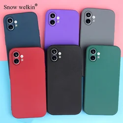 For NothingPhone 1 Sand Matte Soft Silicon Full Protect Shockproof Case For Nothing Phone 1 Phone1 One A063 Phone Cases Cover