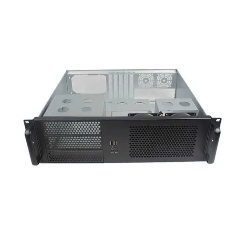 3U Industrial Computer Case 390 Short Rack Mount ATX Large Board Multi HDD Hot Swap Horizontal PC Monitoring Shell125