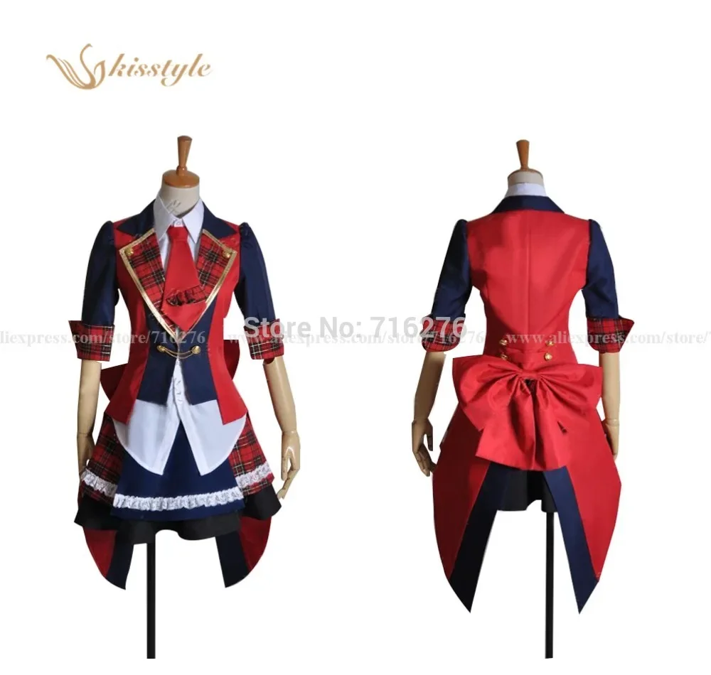 

Kisstyle Fashion Anime AKB0048 Attack Group Takahashi Minami Uniform Cosplay Costume Custom-Made