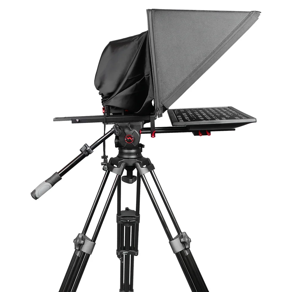 Equipo de transmisión de TV Full HD, teleprompter profesional de 22 pulgadas