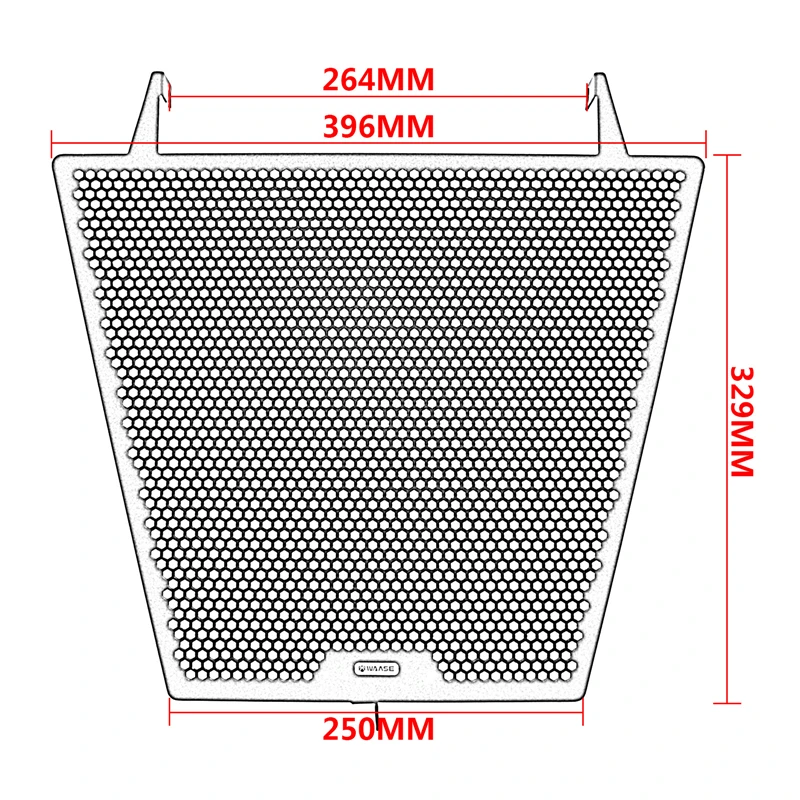 WAASE Radiator Grille Protective Cover Grill Guard Protector For Honda CBR1000RR CBR 1000 RR Fireblade 2008 2009 2010 2011-2016