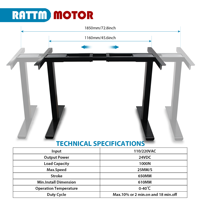 Optinal Working Position Lifting Desk for Laptop/Tablet Electric Height and Width Adjustable Applicable To Computer Office Table