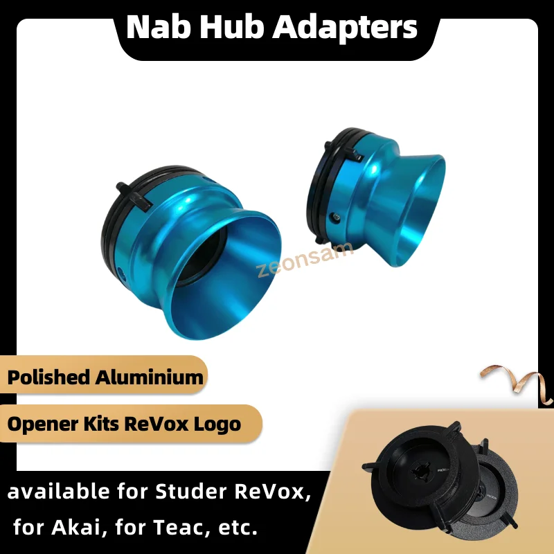 

1 пара новых профессиональных открывателей из полированного алюминиевого сплава для Studer ReVox для Akai для Teac