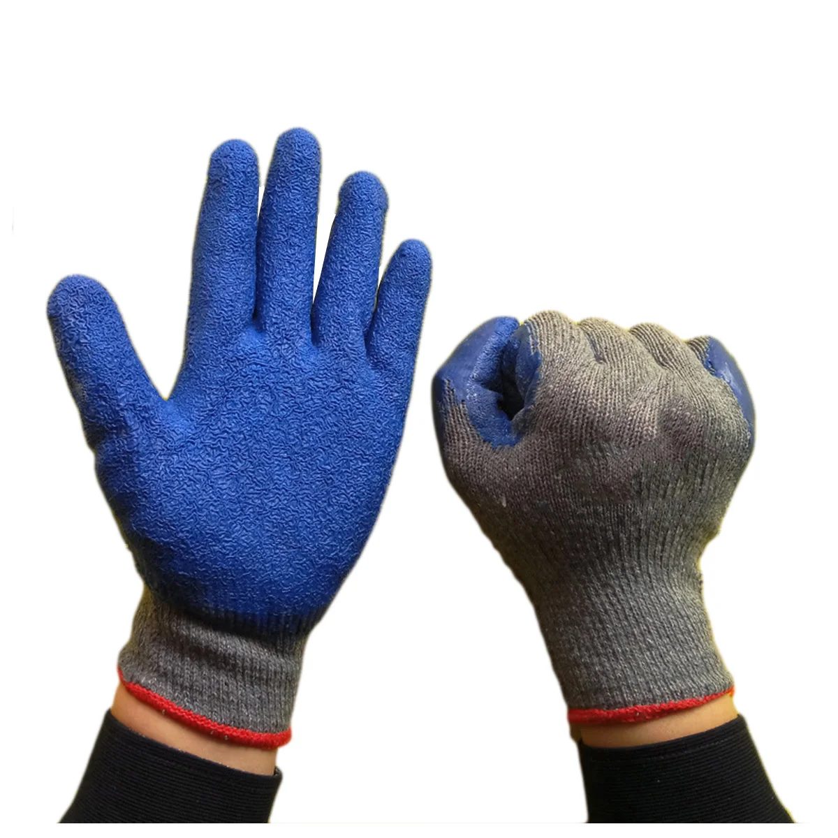 

1Pair Protective Cotton Work Gloves Lightweight Anti-Slip Cut Resistant for Gardening Industrial Cleaning Fingerprint-Free