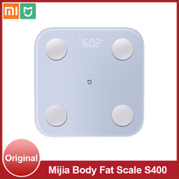 2024 Xiaomi Mijia Body Fat Scale S400 Bluetooth 5.0 LED Display Static Heart Rate Test Smart Scale Max 150KG Work with Mijia APP