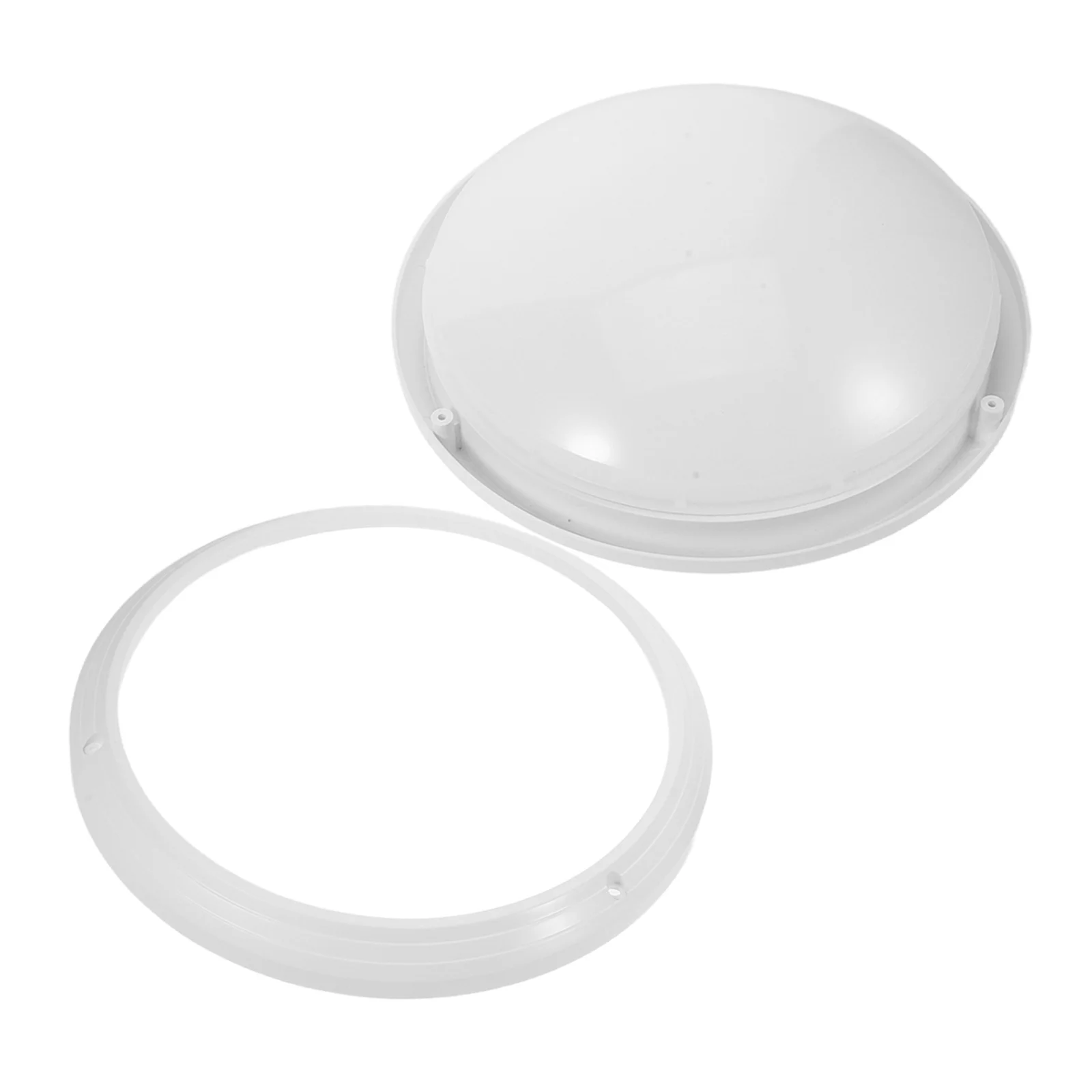 

Круглый 10,61-дюймовый пластиковый потолочный абажур, светодиодный светильник, абажур для скрытого монтажа для спальни, кухни, ванной комнаты, прихожей