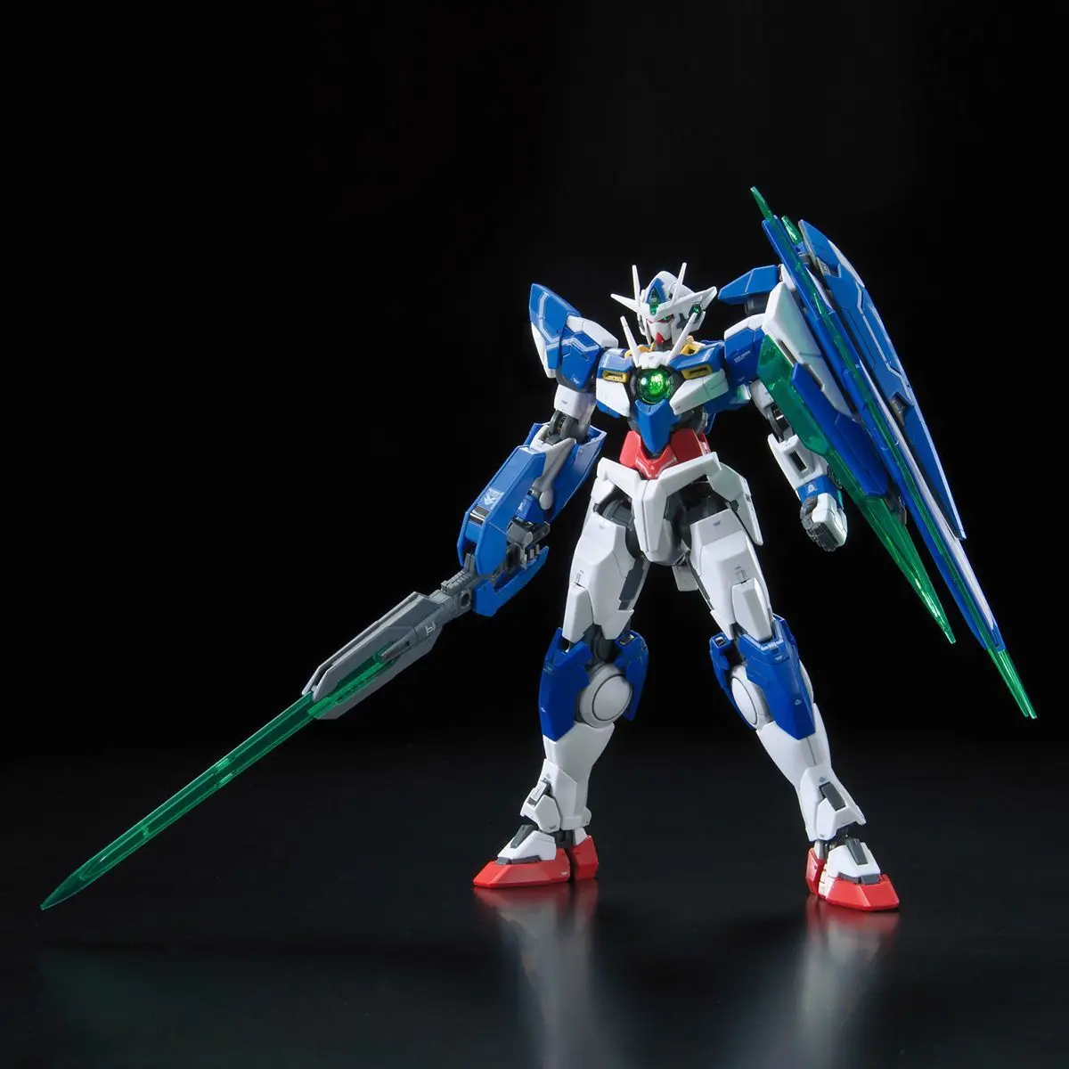 

Bandai Rg 21 1/144 Gundam 00 Gnt-0000 00Q Qan[T] Quantum Type Plastic Model Cool Gift Mecha Warrior Figure Educational Toy