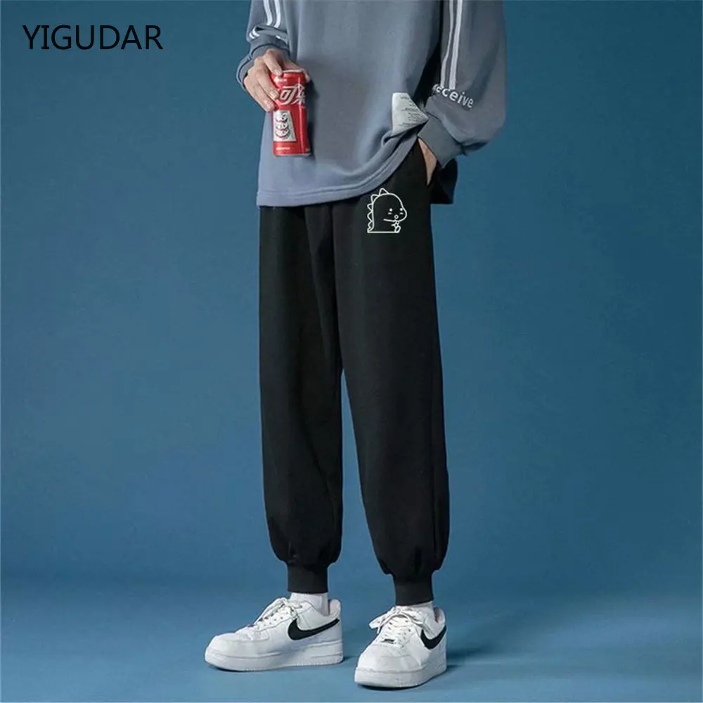 

Jogging Sport Sweatpants Men Harem Pants Fashion 2022 Elastic Waist Autumn Winter Trendy Fleece Warm Comfort Pantalon pants men