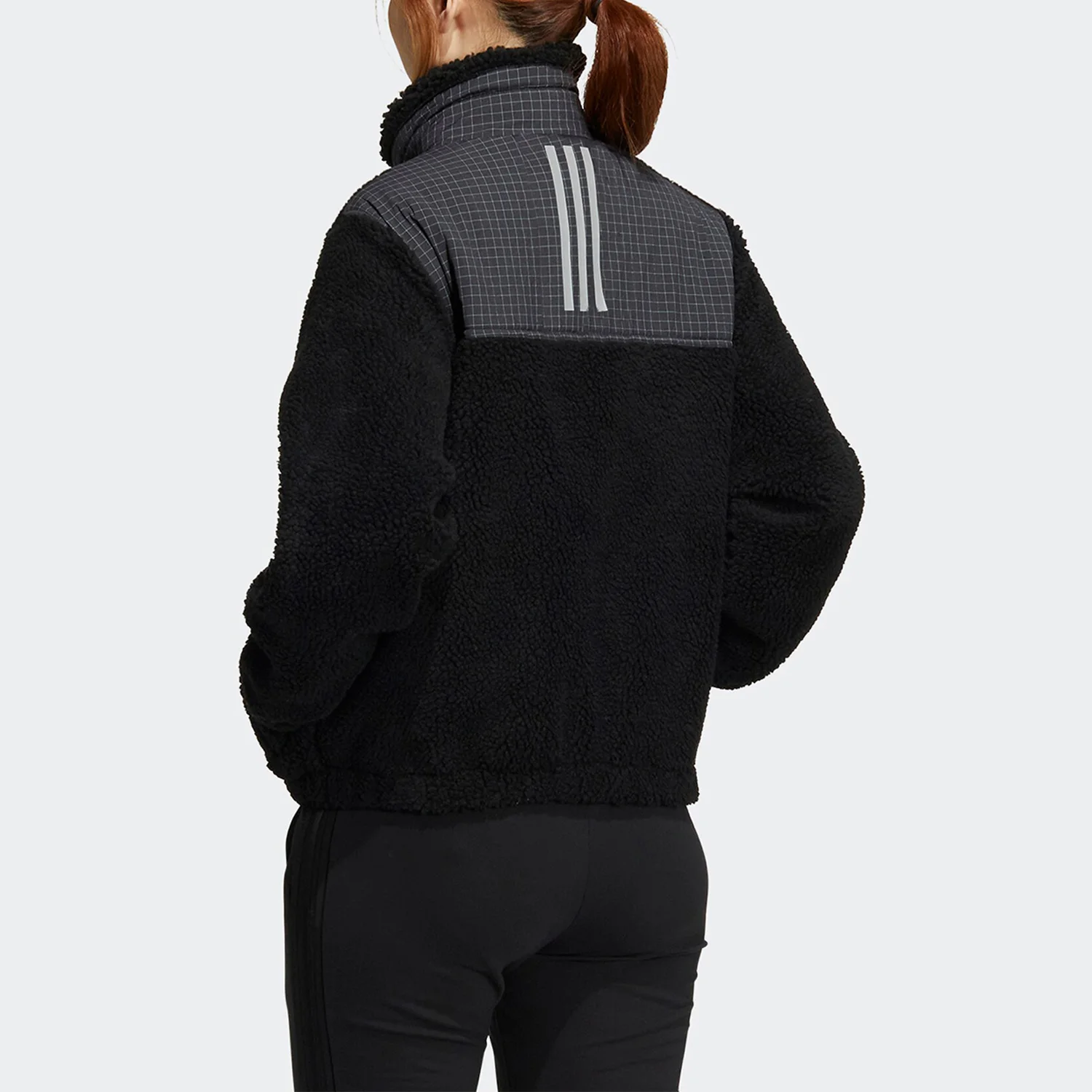 Adidas genuine new women's imitation lamb wool jacket jacket HM7096