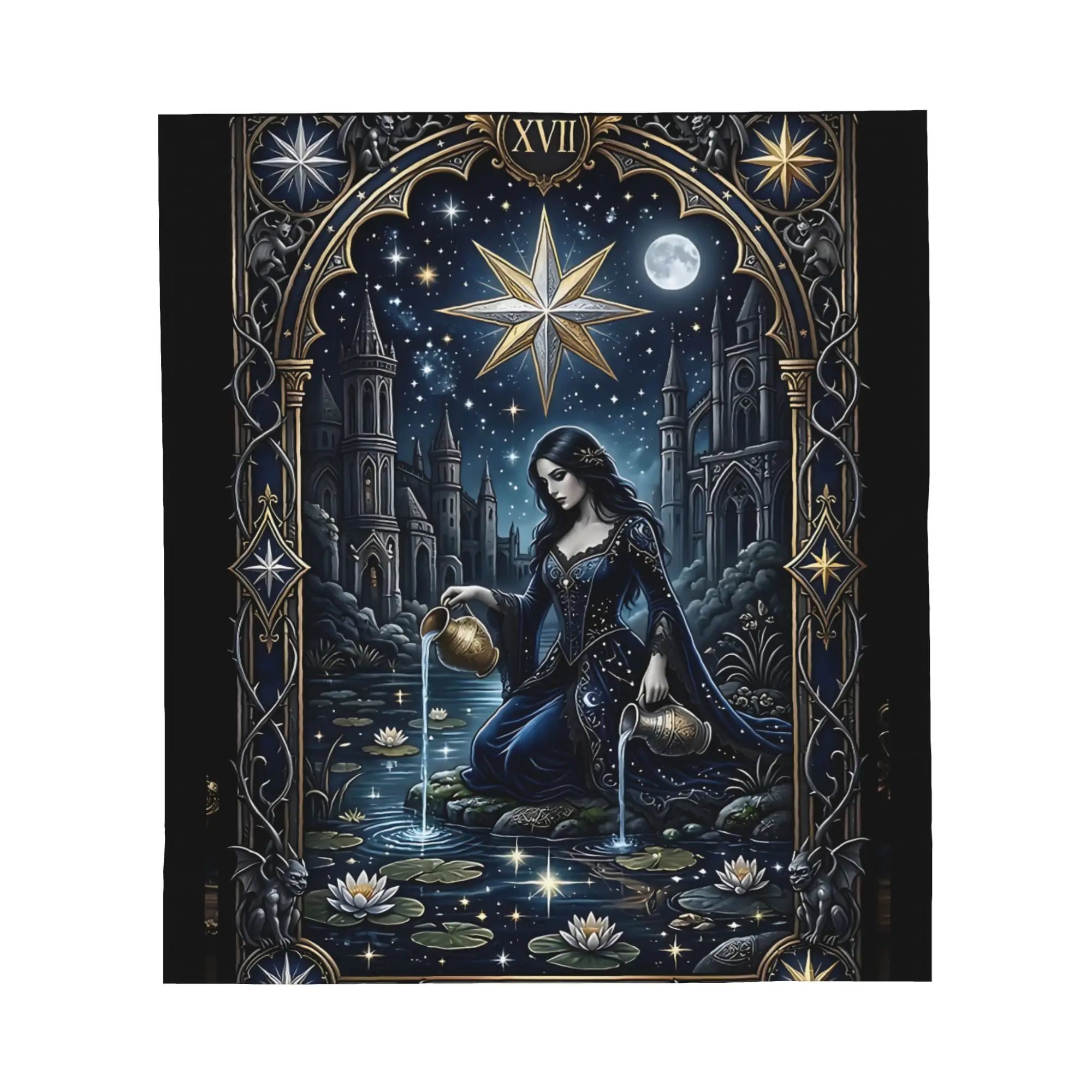 1PC The Star Major Arcana Blanket Throw Super Cosy Plush Living Room Sofa
