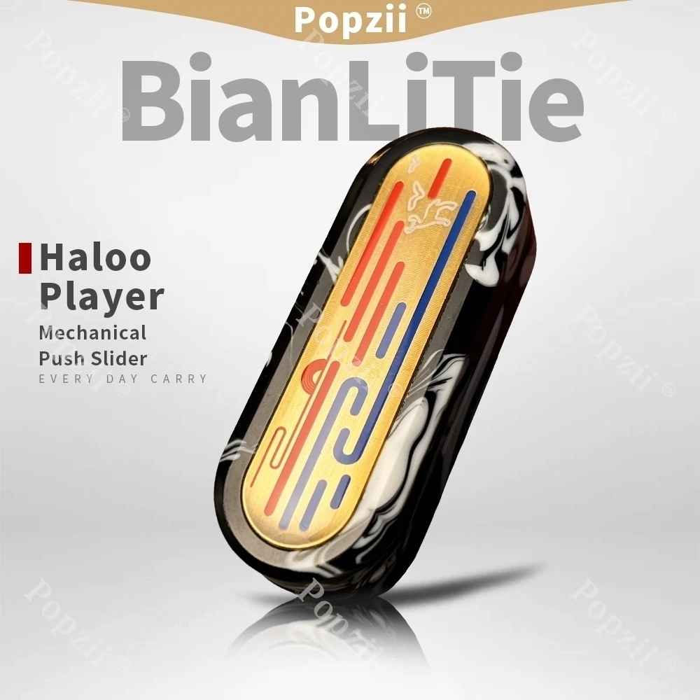 

HALOO PLAYER Mechanical Paragraph Push Slider Fidgeting Toy Adults Resin DingDing Push Slider Stress Relief Gadgets Anxiety Toys