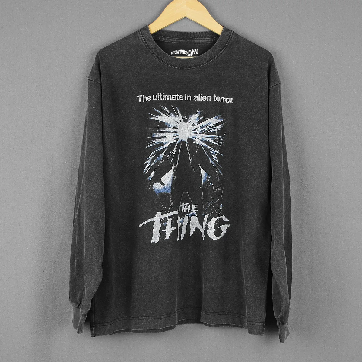 The Thing T Shirt John Carpenter 80S Horror Si-Fi Cult Movie They Live Halloween Prince of Darkness Men's Cotton Printed Shirt