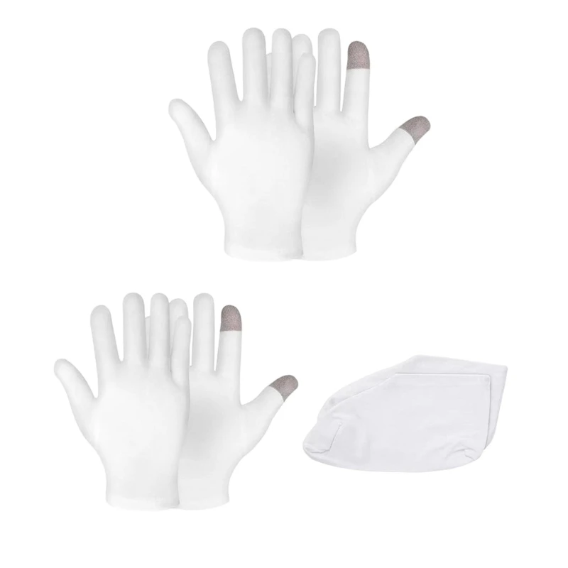 652B Overnight Moisturizing Gloves Cotton Beauty Glove For Daily Nourishment