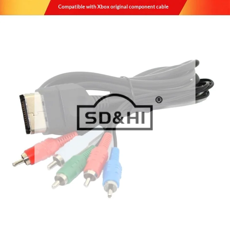 Component AV Cable HD Video Audio Cord 1.8M Shielded Wire For Old Generation Game Console Video Connection