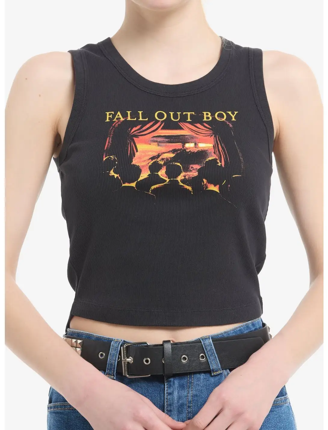 Punk Harajuku 2000s Tops Fall Out Boy Under The Cork Tree Girls Tank Top Clothing Kawaii Top Summer Clothes Unisex