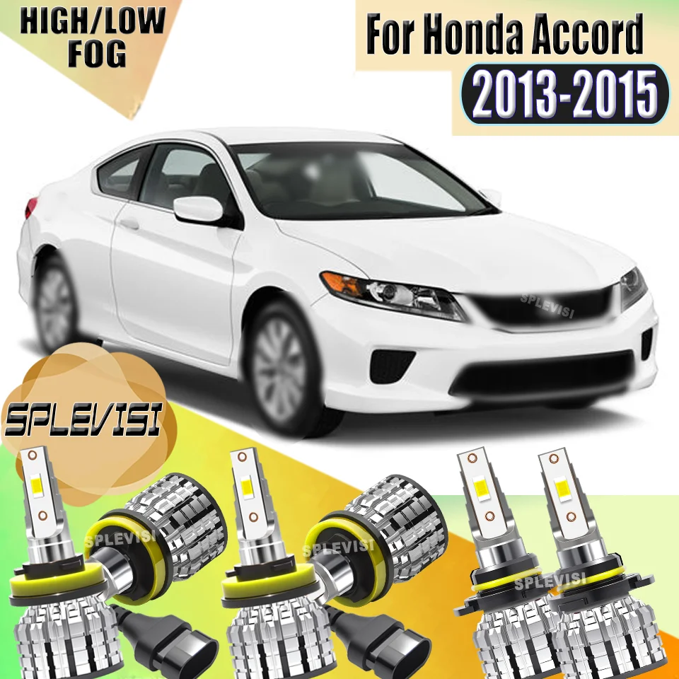 

Car LED Headlight Foglight 9005 High H11 Low Beam H11 H9 H8 Foglight Bulbs For Honda Accord 2013 2014 2015 12V Working Voltage