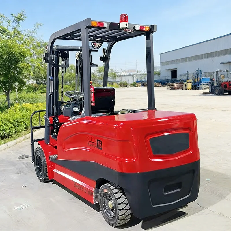 

3T 3.5T Electric Forklifts CE/Euro 5 Certified Compact Counterbalance Forklifts Covering Factories Logistics Warehousing ports