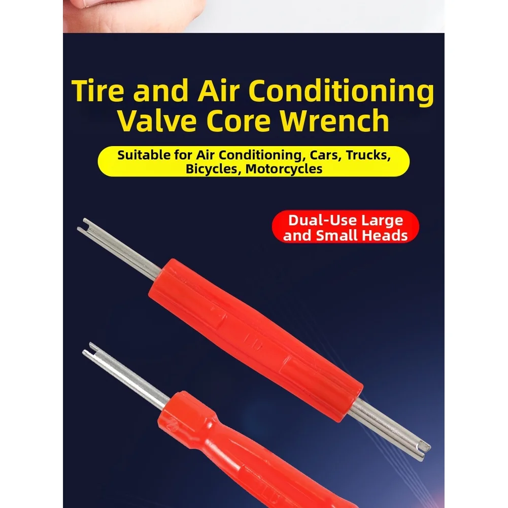 Wrench Valve Core Tool Standard Bore Valve Core Installation Or Removal Tools For Car Motorcycle Tire TPMS Deflation Removal