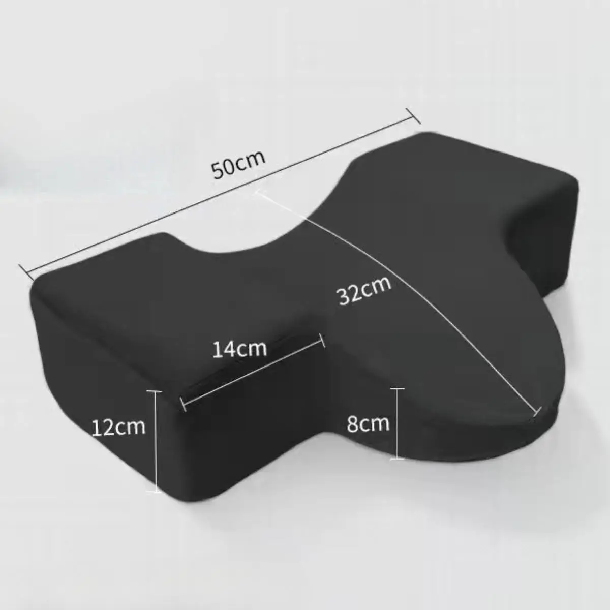Foam Eyelash Extension Cushion Ergonomic Neck Pillow Eyelash Extensions Accessory for Salon Practice