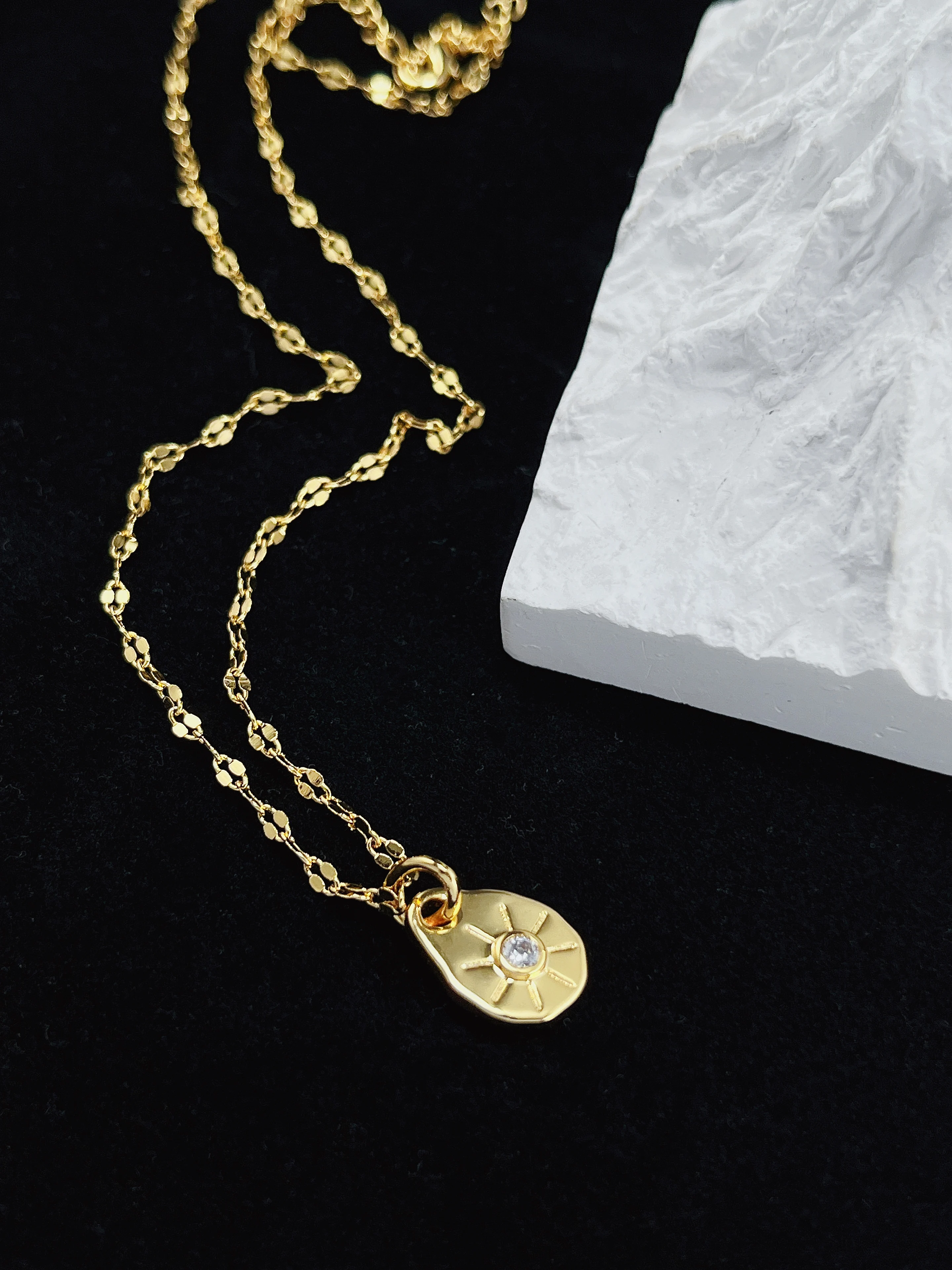 

Europe and the United States cross-border lucky symbols octopus fashion personality geometric temperament water drop necklace