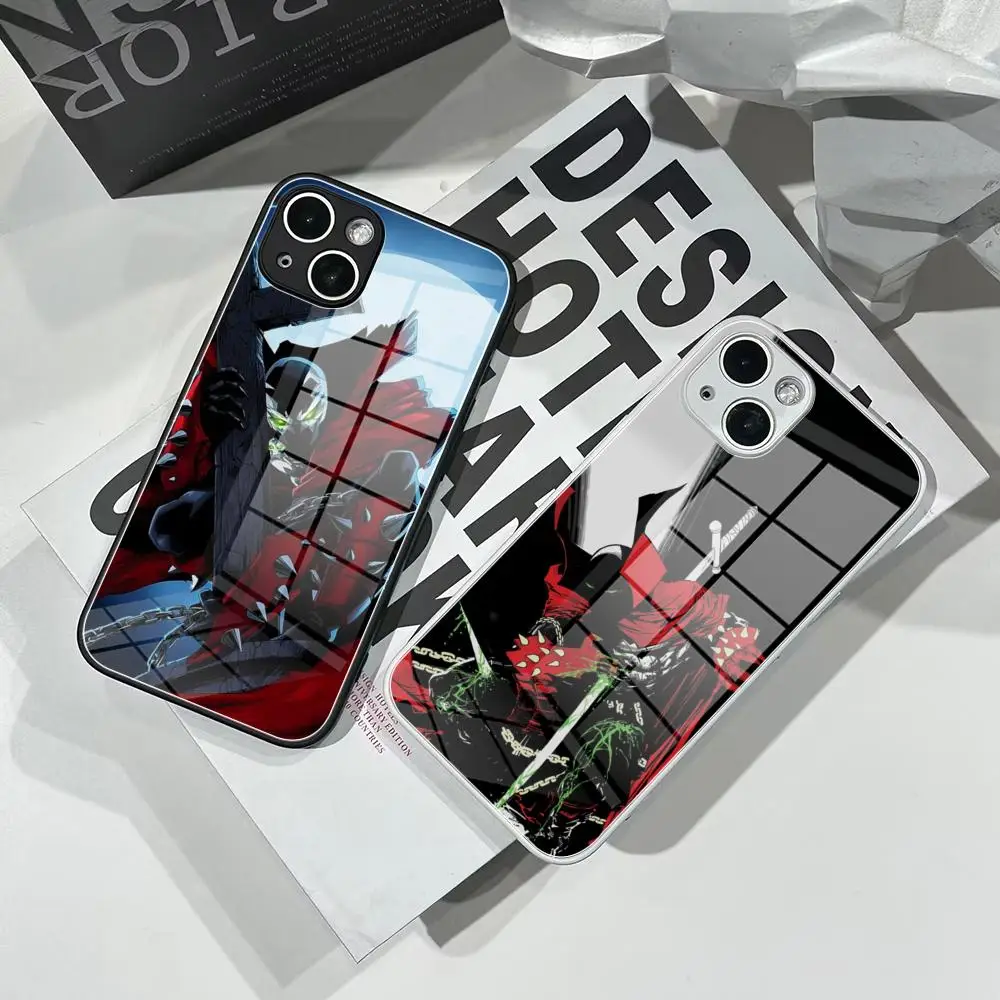 

Spawn Phone Case Tempered Glass For IPhone 17 16 15 Pro Max 14 13 12 Mini Plus Samsung S25 24 23 Ultra phone case