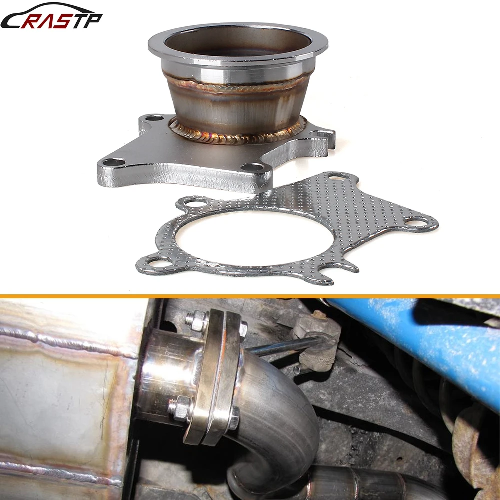 RASTP-Free Shipping for T3/T4 Turbo 5 Bolt to 3