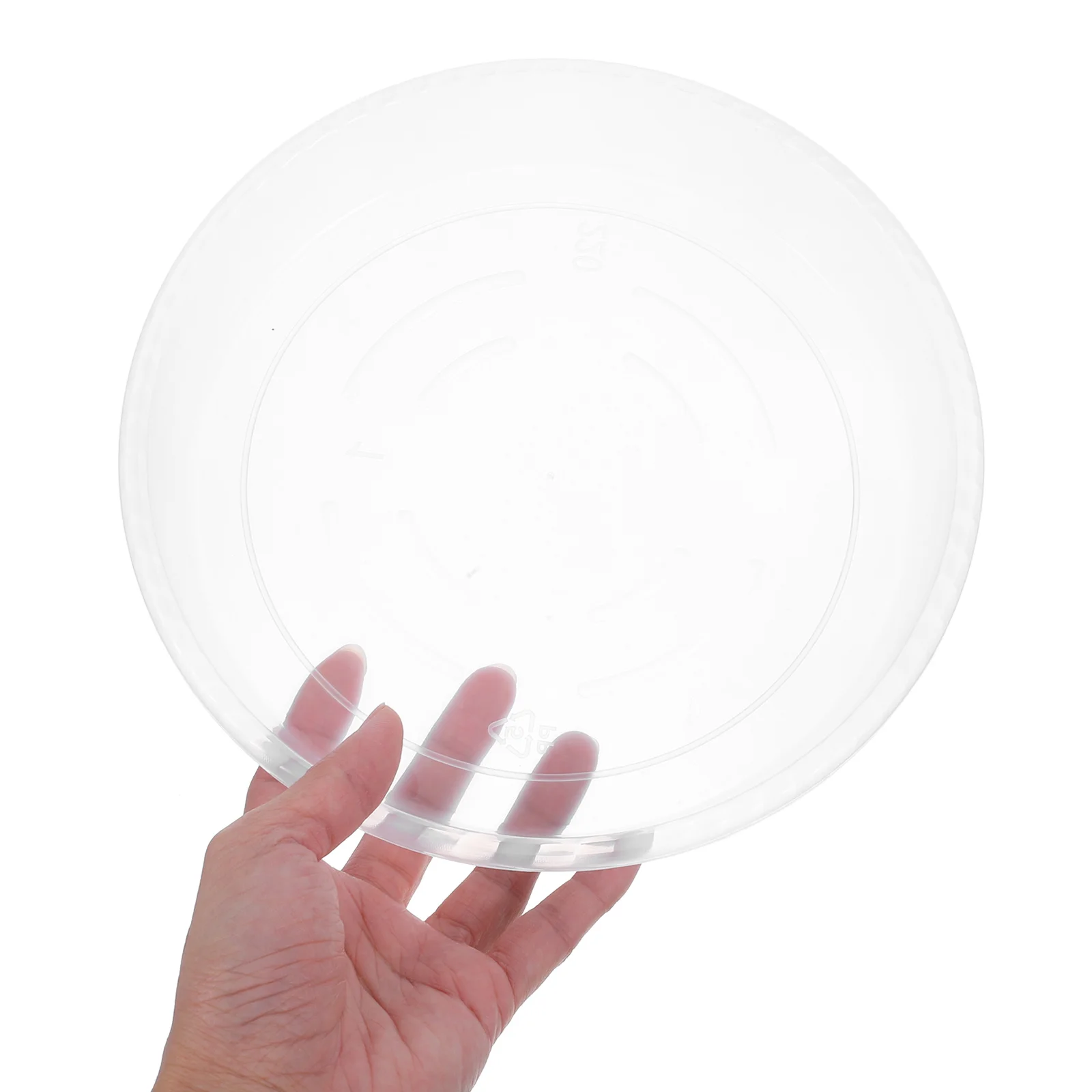 

6Pcs Plant Saucers Clear Plastic Round Water Tray Indoor Pot Drip Catcher Garden Planter Base Plastic Saucer Plant Drainage Tray
