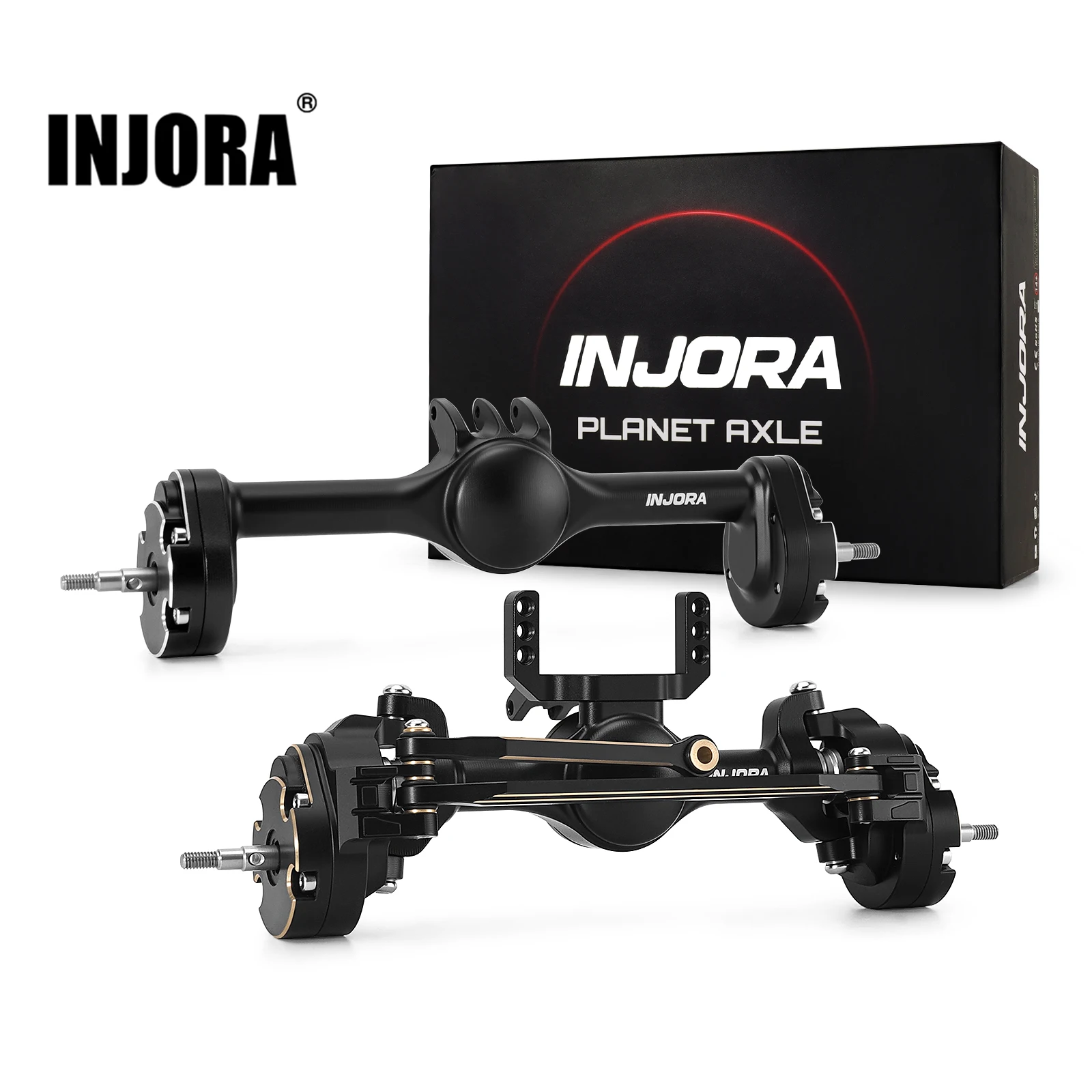 INJORA Planet Portal Axles with Double Joint Shafts for 1/18 Redcat Ascent-18 APEX