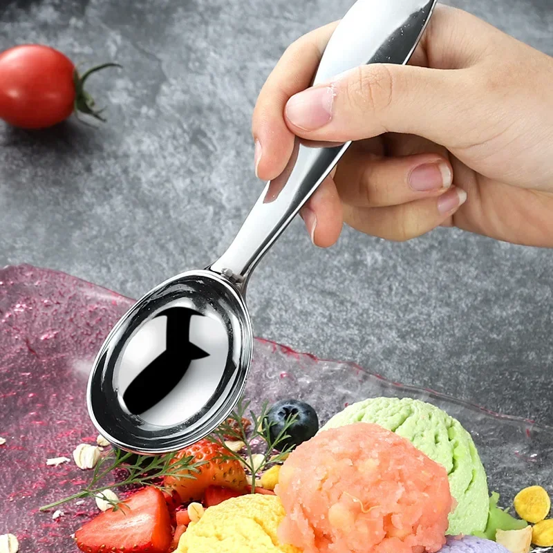 Stainless Steel Fruit Watermelon Digger Spoon Multi-functional Ice Cream Scoops Ball Scoop Ice Cream Tools