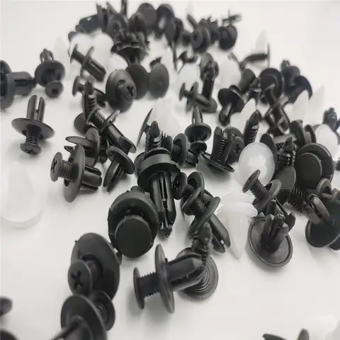 100 pz misto Auto plastica fissaggio vite rivetto Clip per Renault Megane Clio Kadjar Koleos Captur Scenic Alaskan Thalia Fluence