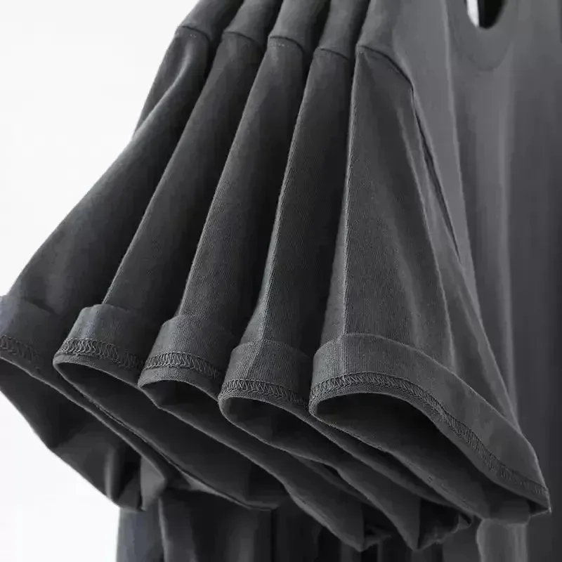 Lässiges Herren-T-Shirt aus Baumwolle mit kurzen Ärmeln, schwarz mit rosa-grünem Aufdruck, Danzig Misfits How The Gods Kill Grunge 1992-Muster – Detail 7