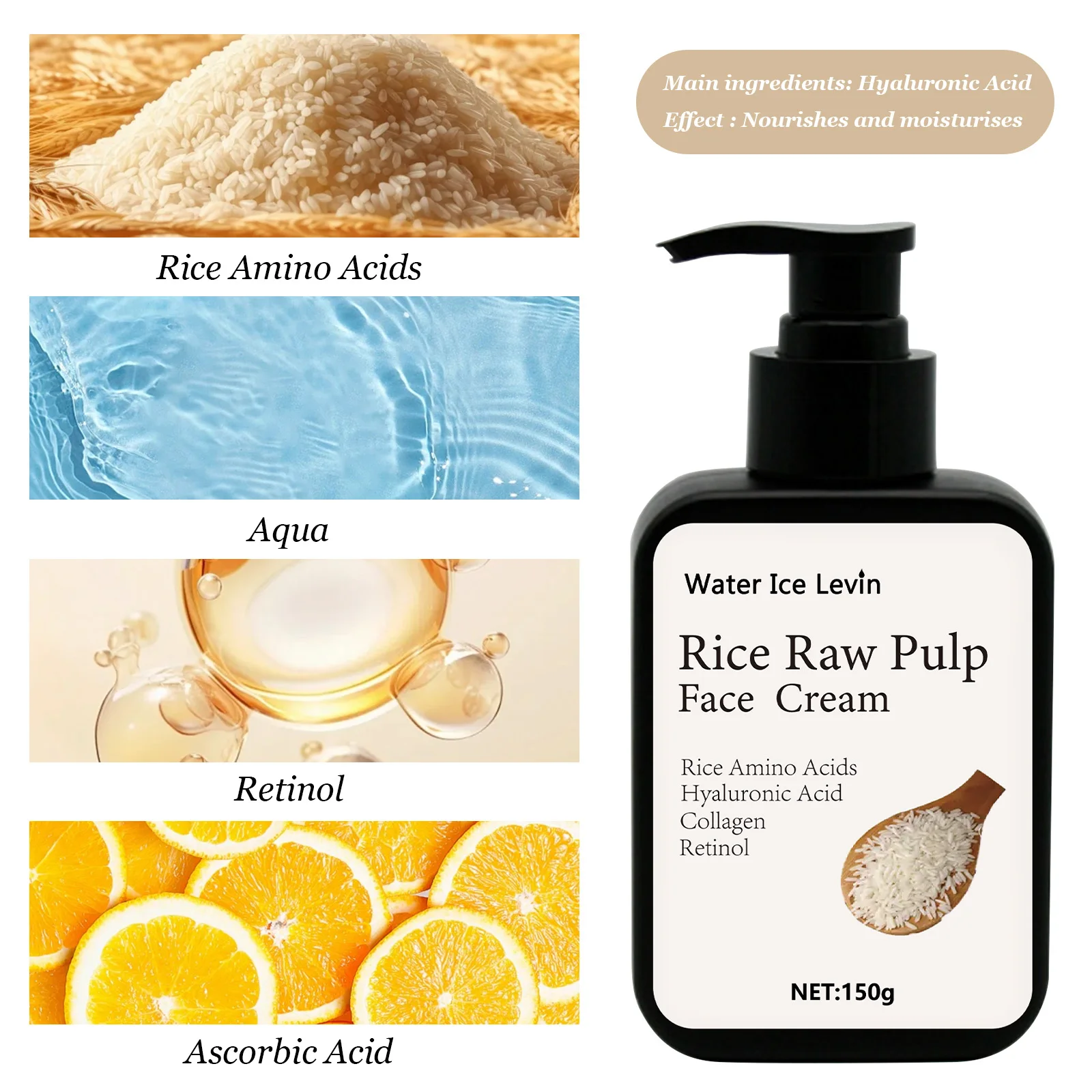 Rice Pulp Anti-freckle Cream Remove dark spots Anti-freckle Cream Collagen Lighten Pigmentation Melasma Brightening Skin Care