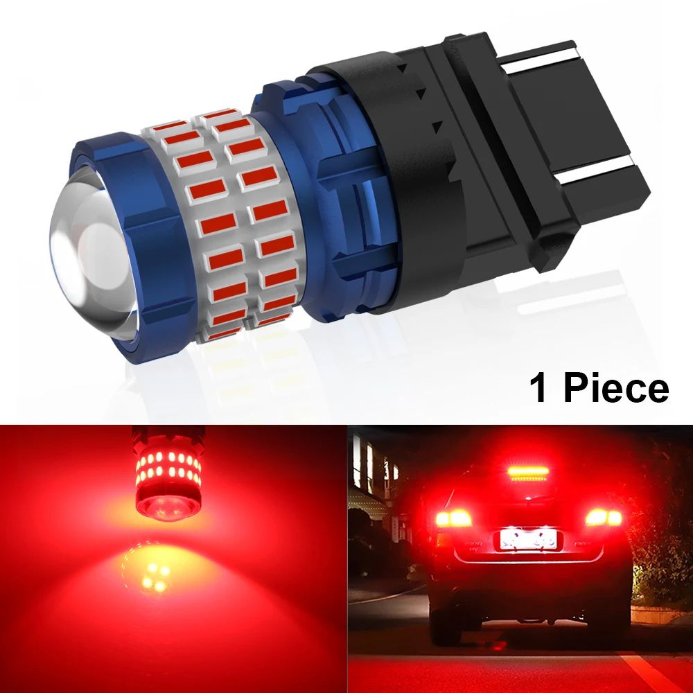 1x LED Brake Light Lamp 3157 T25 P27/7W Canbus For Ford Edge Flex Ranger Expedition Explorer F-150 F-250 Mustang Taurus Escape