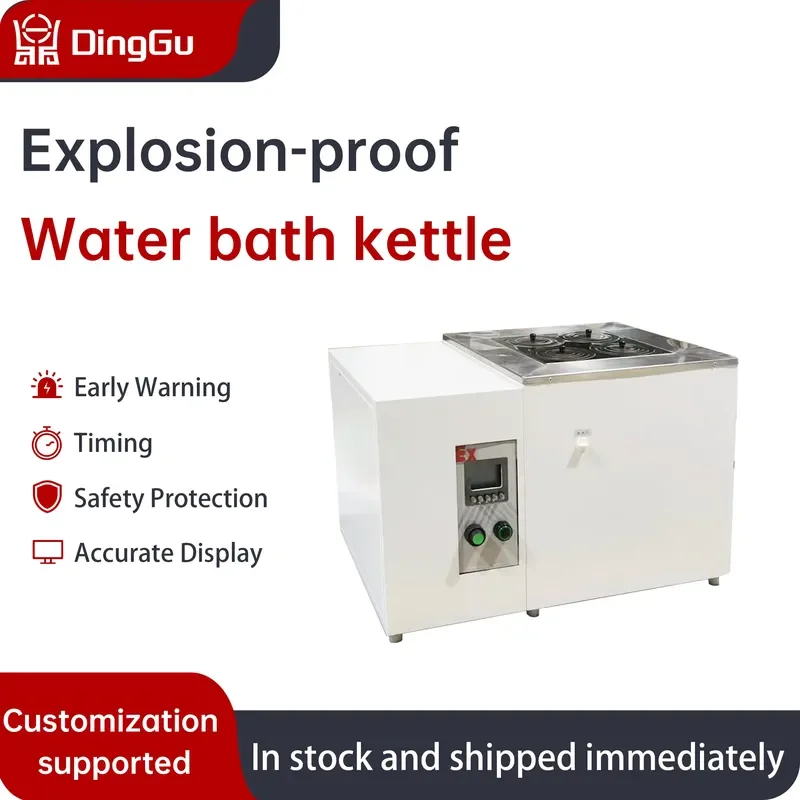 for Laboratory 2 4 6 8 groove Explosion proof Stainless Steel Water Bath Kettle with Liquid Crystal Display Function