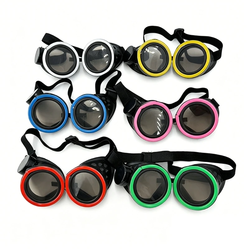HX6F Decorative Party Eyeglasses Glowing Stage Shows Light up Goggles Trendy Decors