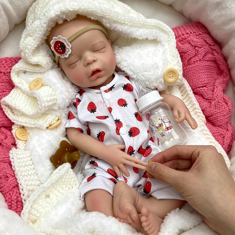 Reborn Baby Doll Silicone Realistic - Bambola Reborn in Silicone Solido da