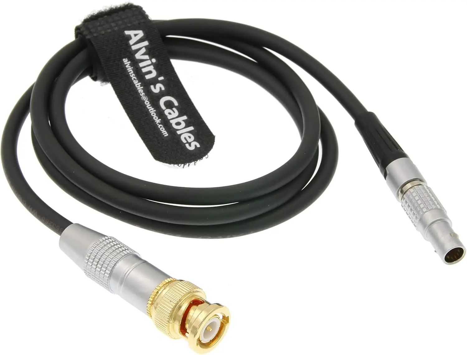 Alvin's Cables BNC to 5 Pin Male ARRI Mini TIME Code Cable for Sound Devices ZAXCOM