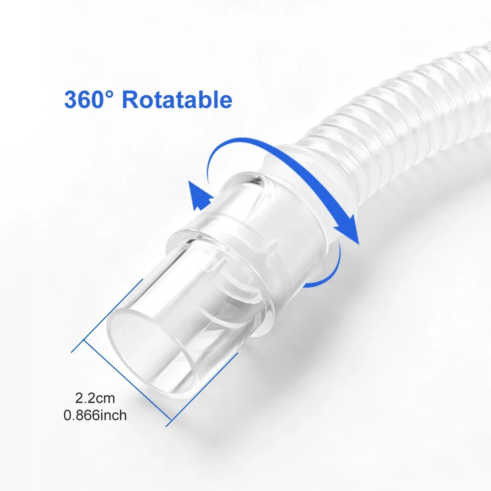 1/2pcs CPAP Elbow Short Tube for Airfit N20 / Airtouch N20 Ventilator CPAP Nasal Mask Tubing For Sleeping Aid Anti Snoring Mask view 4