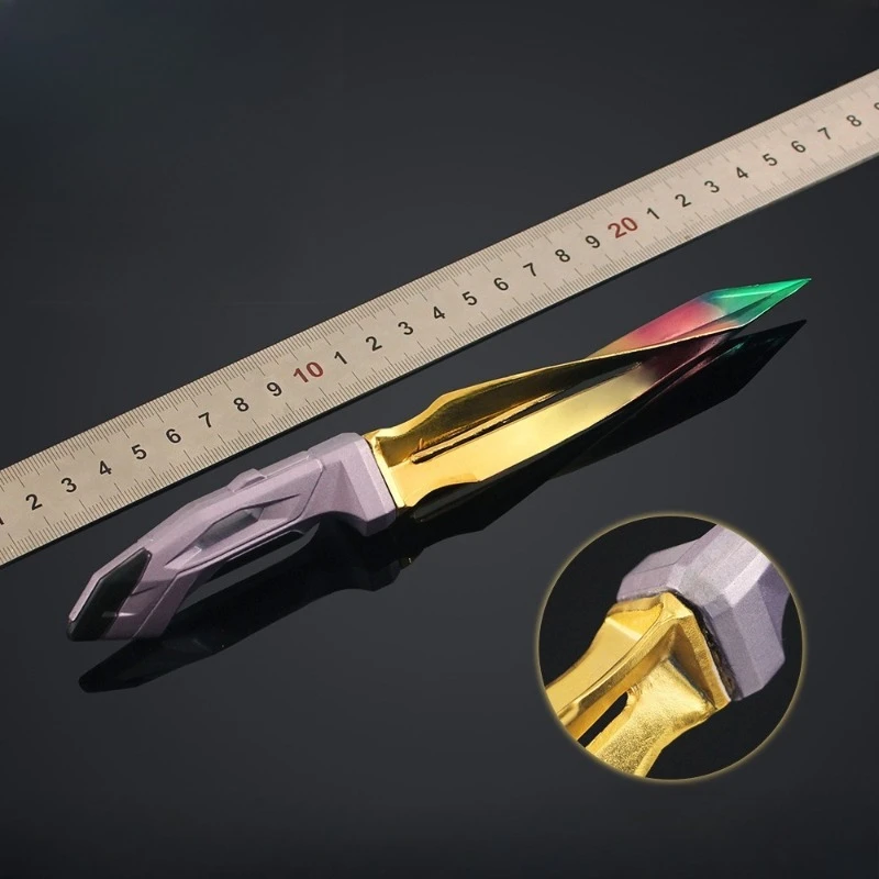 Valorant Supernatural Guard Nóż kieszonkowy Broń Model Gra Peryferia Katana Zabawki noże Melee miecz Ozdoby dla graczy Prezenty dla chłopców