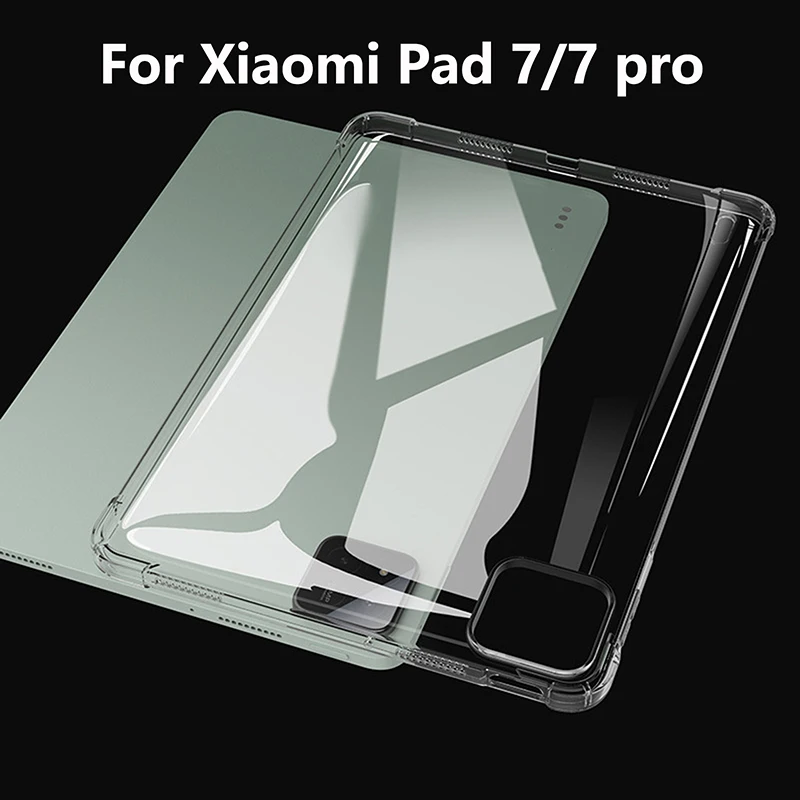 Soft Transparent Tablet Protective Case For Xiaomi Pad 7/7 Pro 11.2 