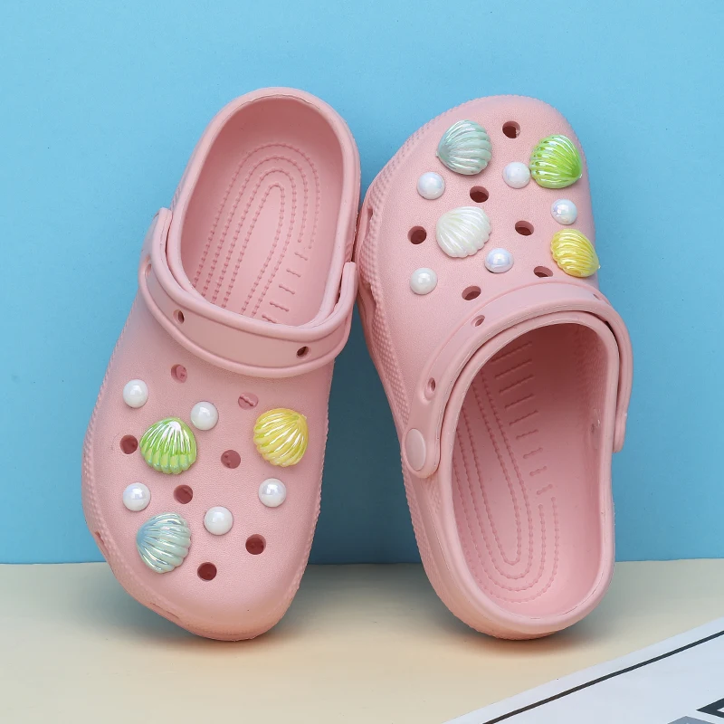 New Summer Sandals 3-15 Years Children\'s Slippers Baby Girls Shoes Non-Slip Clogs Cartoon Cute Infant Boys Sandals Shoes Kids