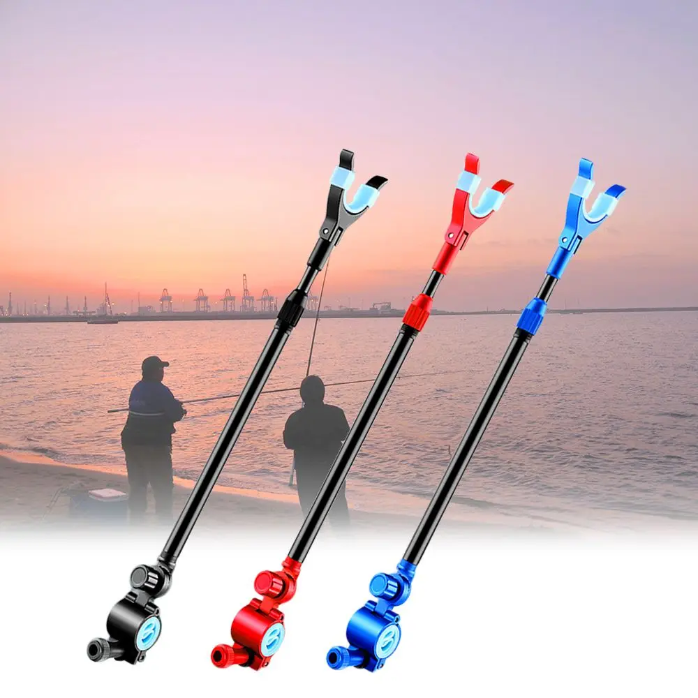 Fishing Rod Holder Telescopic Fishing Pole Stand Extend Stretched Brackets Portable Durable Support Fishing Tackle