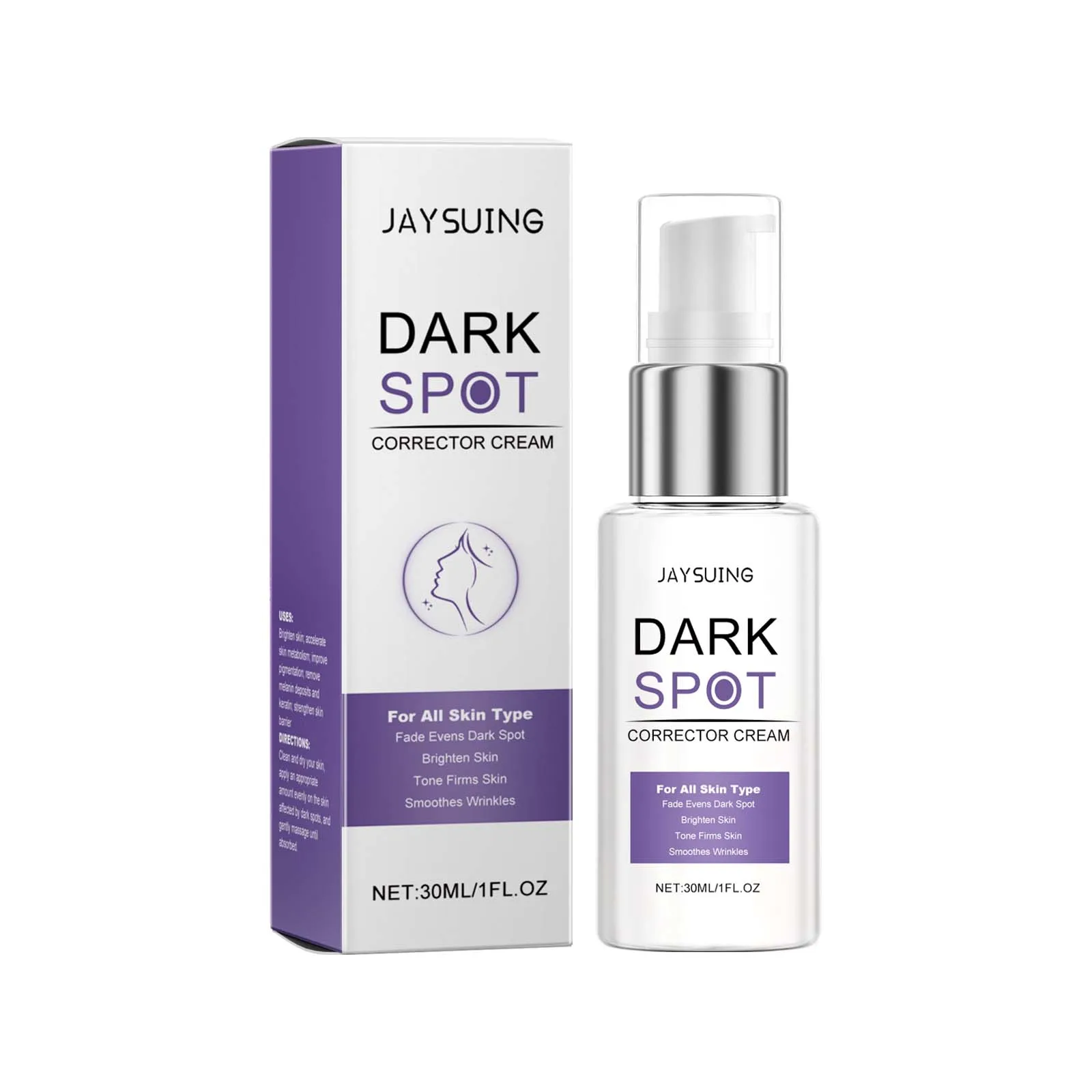 

Dark Spot Corrector Cream - Clinical Brightening Treatment for Face - Fades Hyperpigmentation & Evens Skin Tone - Anti-Aging