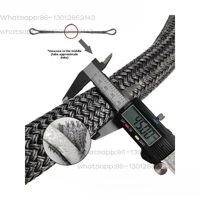 Off-road Vehicle Rescue 35 Tons Elastic Trailer Rope Nylon Traction Rope